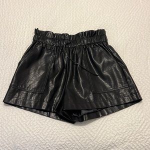 NWT Leather High Waisted Shorts